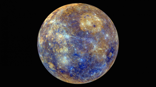 Planet Merkurius dipotret dari Wahana Messenger pada 2011. Image by NASA/JHU-APL/Carnegie Institution of Washington.